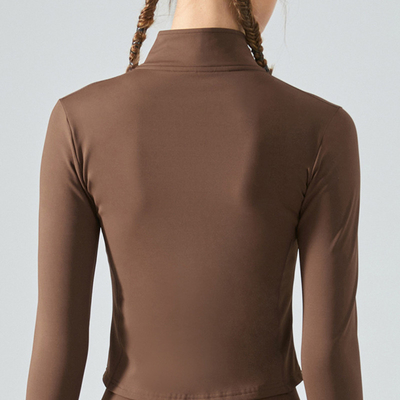 Warm Plush Equestrian Jacket Zipper Women Sweat Wicking Horse Riding Long Sleeve
