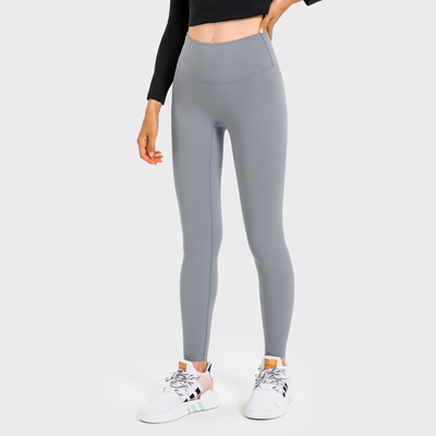 Finished Workout Yoga Pants Capri Womens Nylon Leggings With Pockets